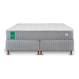 Cama Box + Colchão Forest Theva Queen Size - Látex - 158x198