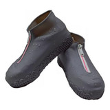 Fundas De Zapatos Impermeables Con Cremallera Para Lluvia, A