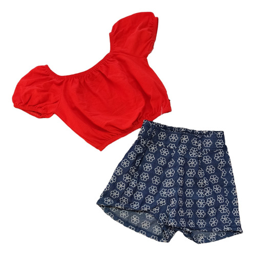 Conjunto Infantil Menina Ciganinha Verão Blogueirinha