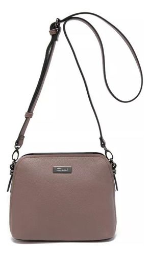 Cartera Bandolera Pequeña Taupe Gacel