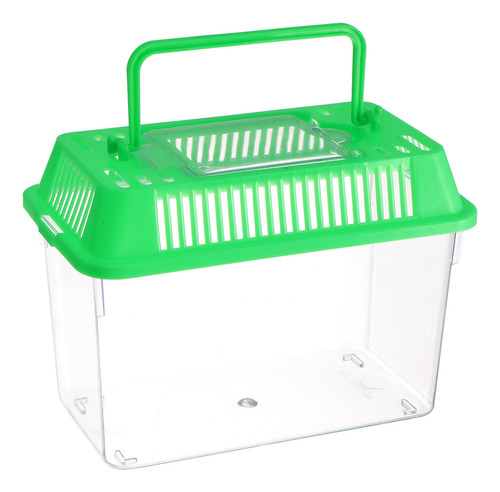 Muyier Mini Pecera Portátil Verde For Tortugas Y Peces De