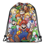 Superhero Super Mario Smash Bros - Bolsas Con Cordón