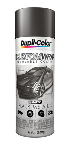 Pintura Color Negro Metalico Aerosol Para Auto Dupli-color