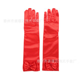 2 Pares De Guantes De Disfraz Con Lazo For Niñas