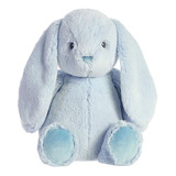 Peluche Conejo / Conejito Azul Vintage Bb 30 Cm Aurora 23105