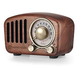 Altavoz Bluetooth Retro De Radio Vintage