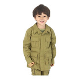 Gandola Infantil Tática Militar Camuflada Lisa Coyote Atack