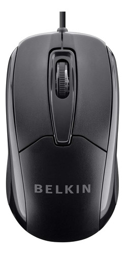 Belkin F5m010qblk Ratón Óptico Usb Con Cable De 5 Pies