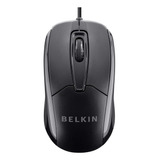 Belkin F5m010qblk Ratón Óptico Usb Con Cable De 5 Pies