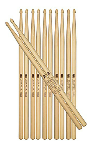 Meinl Stick & Brush Drumsticks, Standard 5a Half Brick (6 Pa
