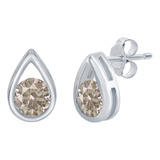 Pendientes De Tuerca Classic D-8164 Redondos Para Mujer, Col