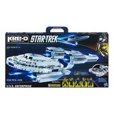 Kre-o Star Trek U.s.s. Enterprise 1701 C/ Luz Hasbro Quantidade De Peças 432