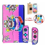 Funda Case Protectora Para Nintendo Switch Oled + Mica 06