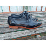 Zapato Oxford \ Wingtip De Mujer \ Acordonado Para Dama