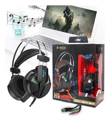 Auriculares Para Juegos H9 Micrófono Para Juegos