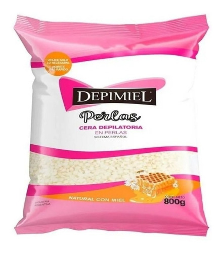 Cera Depilatoria En Perlas Natural X 800 G - Depimiel