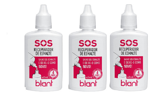 Blant Recuperador Sos Esmaltes Kit 3un De 40ml