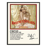 Poster Britney Spears Album Tracklist Exitos Circus 120x80