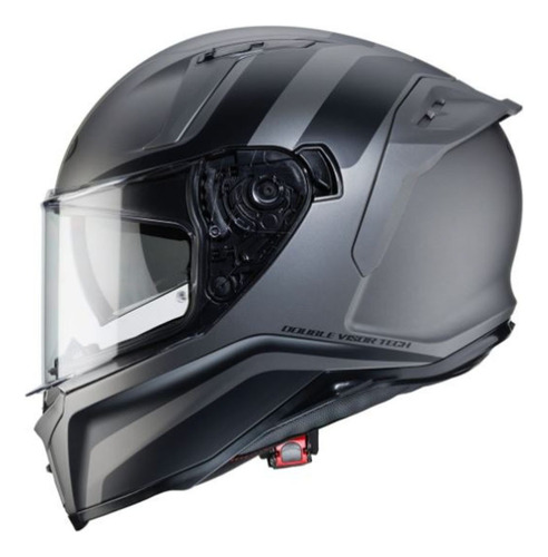 Casco Caberg Avalon Blast Integral Gris Negro Mate Mg Bikes