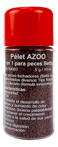 9 En 1 Betta Pellet 10 Ml / 5 Gr Alimento Para Pez Betta 