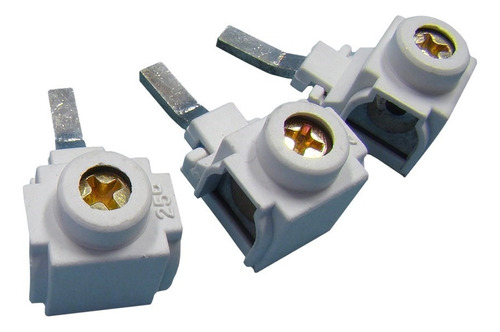 Conector Lateral Disjuntores Porcelana Jng 25mm Com 10 Unid