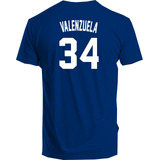 Playera Beisbol Los Angeles Dodgers Fernando Valenzuela