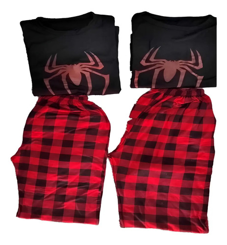 Conjunto De Pijamas Para Parejas 5 Pzas Unitalla Tela Franel