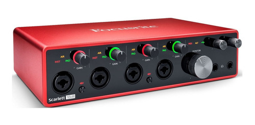 Interface De Audio Focusrite Scarlett 18i8 3ra Gen.