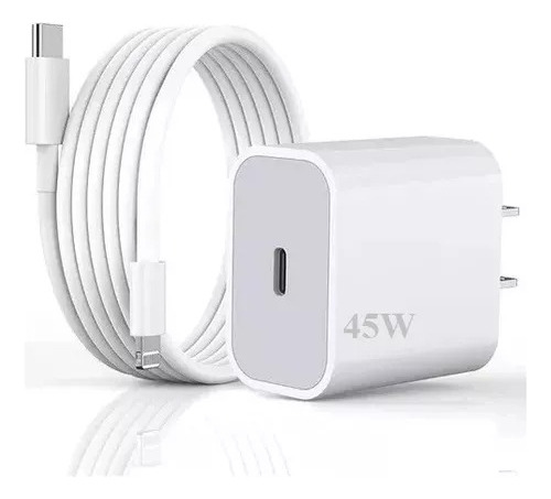 Cargador 45w Carga Rapida Para iPhone X Xs Xr