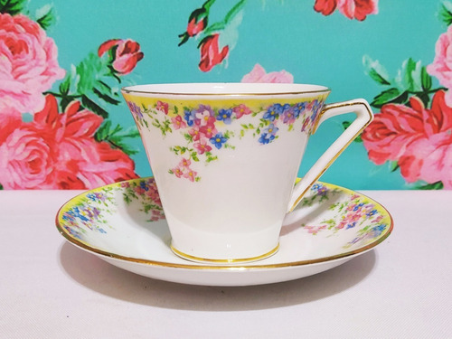 Taza Para Te De Porcelana Inglesa 