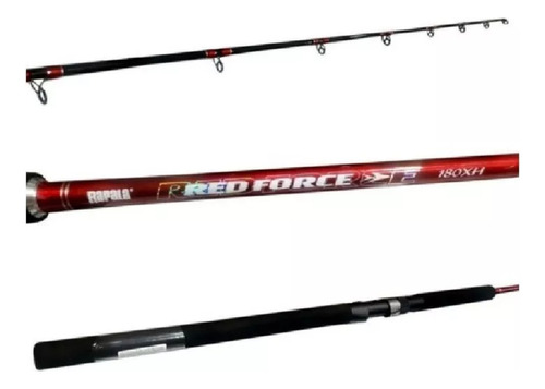 Caña Pesca Rapala Red Force 6.6 Pies Spinning 60 Lb 180xh 