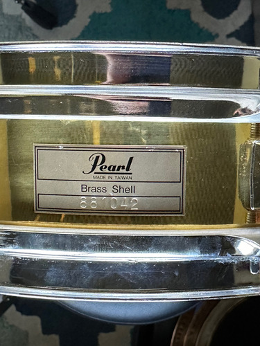 Tarola Pearl Piccolo 13  - Modelo Brass - Ed Limitada