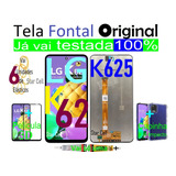 Tela Frontal Original K62 ( K625)+ Capinha+ Cola+película 3d