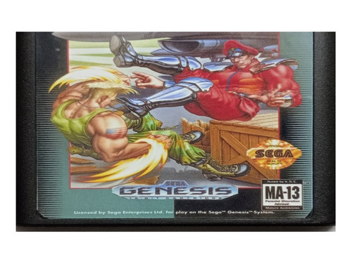 Street Fighter Special Champion Ed Para Sega Genesis. Repro