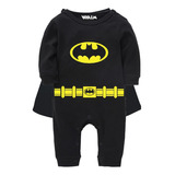 Enterito Bebé Batman Con Capa. Regalo Bebé