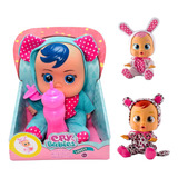 Muñeca Mini Cr Babies Bebes Llorónas Con Sonido 20cm