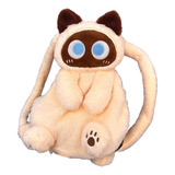 Lindo Juguete De Peluche Gato Mochila Bolsa De Libros