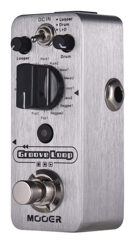 Pedal De Efectos Drum Metal Max. Shell Groove Machine Loop M