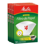 Filtros Melitta Tamaño 4 (90 Unidades)