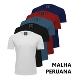 Kit 3 Camisetas Camisa Masculina Básica Lisa Algodão Premium