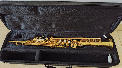 Saxofón Soprano Yamaha Yss 475 Ii Una Pieza, Impecable!