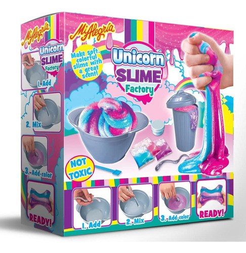 Fabrica De Slime Unicornio Mi Alegría Juegos De Mesa