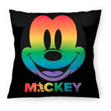 Funda Mickey Mouse Cojínes Lino Blanco Cojin Pride Colores