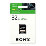 Sony Memoria Sdhc 32gb 4k 90mb Clas-10 Sf-32uy3-tq-ecoffice