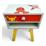 Mesa De Luz Infantil Personaje Pokemon