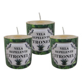 Velas Citronela Repelente Natural 48 Horas 8 Unidades