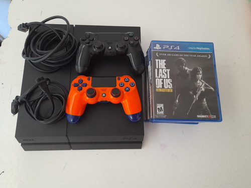 Playstation 4 Fat + Dos Controles + 8 Juegos 