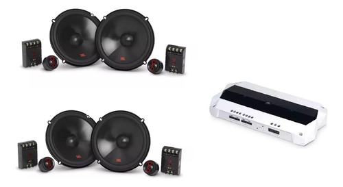 Paquete Amplificador Jbl Ma704+2 Set De Medios Stage3607c