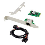 Adaptador De Tarjeta Ethernet Pcie M.2 B Y M-key A Gigabit 1