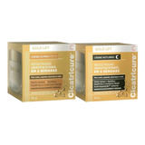 Kit Cicatricure Gold Noturno + Diurno Fps30 Antissinais 50g